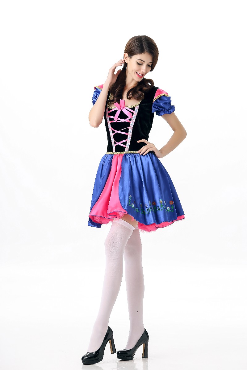 F1649 Halloween fancy party costume dress